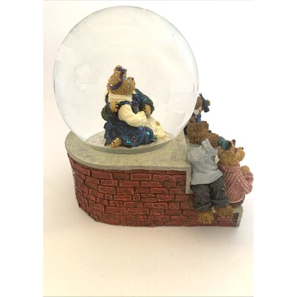 Coca-Cola Friendship Water Globe Music Box Boyds Bears 919926 Claire de Lune Vtg - Picture 9 of 12